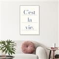 Picture of C'est La Vie II _GroupedProduct_Rectangle_Portrait_Canvas_Framed_