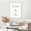 Picture of C'est La Vie II _GroupedProduct_Rectangle_Portrait_Canvas_Framed_