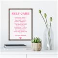 Picture of Pink Self Care _GroupedProduct_Rectangle_Portrait_Canvas_Framed_