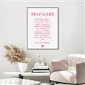 Picture of Pink Self Care _GroupedProduct_Rectangle_Portrait_Canvas_Framed_