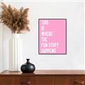Picture of Fun Stuff Happens _GroupedProduct_Rectangle_Portrait_Canvas_Framed_