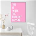 Picture of Fun Stuff Happens _GroupedProduct_Rectangle_Portrait_Canvas_Framed_