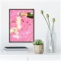 Picture of Happy Hour Champagne _GroupedProduct_Rectangle_Portrait_Canvas_Framed_