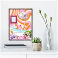 Picture of February Self-Care _GroupedProduct_Rectangle_Portrait_Canvas_Framed_
