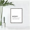 Picture of Quote Whiskey Censored _GroupedProduct_Rectangle_Portrait_Canvas_Framed_