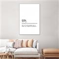 Picture of Quote Gin Question _GroupedProduct_Rectangle_Portrait_Canvas_Framed_