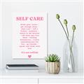 Picture of Pink Self Care _GroupedProduct_Rectangle_Portrait_Unframed_Print_Only_