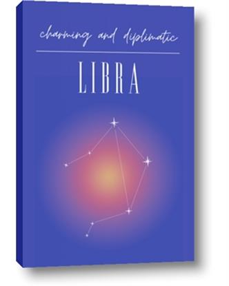 Picture of Libra Zodiac Print Art