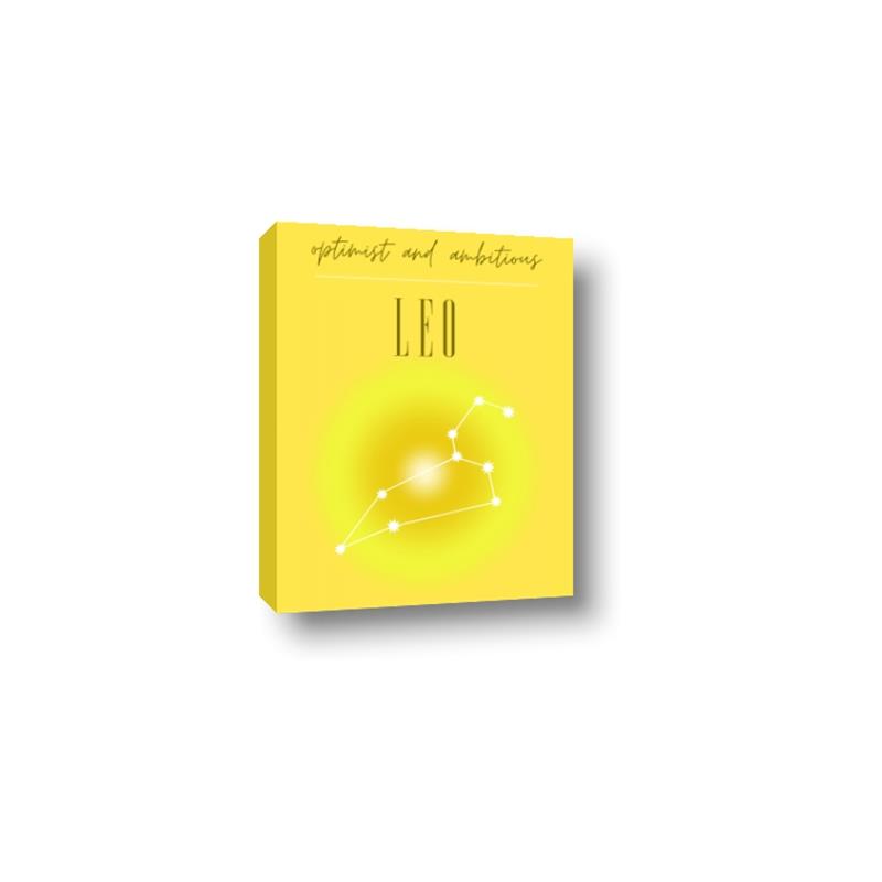 Picture of Leo Zodiac Print Art _GroupedProduct_Rectangle_Portrait_Canvas_