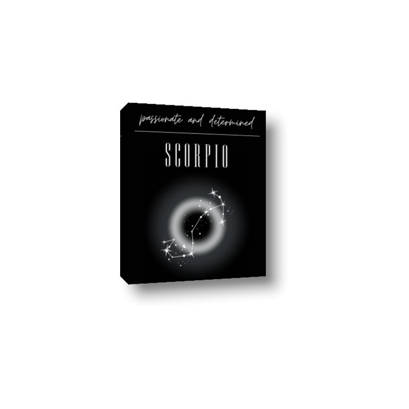 Picture of Scorpio Zodiac Print Art _GroupedProduct_Rectangle_Portrait_Canvas_