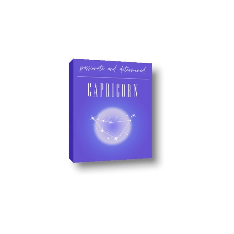 Picture of Capricorn Zodiac Print Art _GroupedProduct_Rectangle_Portrait_Canvas_