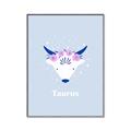 Picture of Kids Taurus Zodiac _GroupedProduct_Rectangle_Portrait_Canvas_Framed_