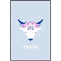 Picture of Kids Taurus Zodiac _GroupedProduct_Rectangle_Portrait_Canvas_Framed_