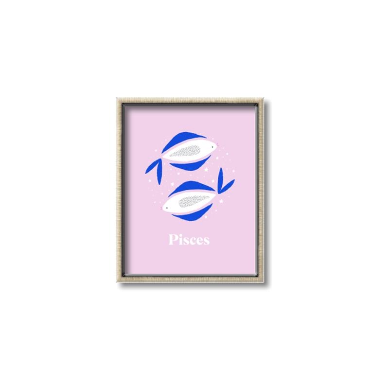 Picture of Kids Pisces Zodiac _GroupedProduct_Rectangle_Portrait_Canvas_Framed_