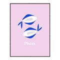 Picture of Kids Pisces Zodiac _GroupedProduct_Rectangle_Portrait_Canvas_Framed_