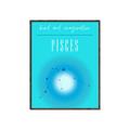 Picture of Pisces Zodiac Print Art _GroupedProduct_Rectangle_Portrait_Canvas_Framed_