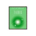 Picture of Taurus Zodiac Print Art _GroupedProduct_Rectangle_Portrait_Canvas_Framed_