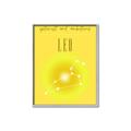 Picture of Leo Zodiac Print Art _GroupedProduct_Rectangle_Portrait_Canvas_Framed_