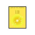Picture of Leo Zodiac Print Art _GroupedProduct_Rectangle_Portrait_Canvas_Framed_