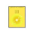 Picture of Leo Zodiac Print Art _GroupedProduct_Rectangle_Portrait_Canvas_Framed_
