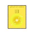 Picture of Leo Zodiac Print Art _GroupedProduct_Rectangle_Portrait_Canvas_Framed_