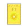Picture of Leo Zodiac Print Art _GroupedProduct_Rectangle_Portrait_Canvas_Framed_