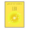 Picture of Leo Zodiac Print Art _GroupedProduct_Rectangle_Portrait_Canvas_Framed_