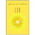 Picture of Leo Zodiac Print Art _GroupedProduct_Rectangle_Portrait_Canvas_Framed_