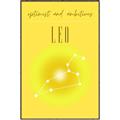 Picture of Leo Zodiac Print Art _GroupedProduct_Rectangle_Portrait_Canvas_Framed_