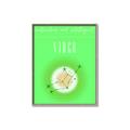 Picture of Virgo Zodiac Print Art _GroupedProduct_Rectangle_Portrait_Canvas_Framed_