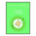 Picture of Virgo Zodiac Print Art _GroupedProduct_Rectangle_Portrait_Canvas_Framed_