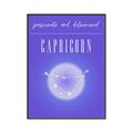 Picture of Capricorn Zodiac Print Art _GroupedProduct_Rectangle_Portrait_Canvas_Framed_