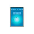 Picture of Aquarius Zodiac Print Art _GroupedProduct_Rectangle_Portrait_Canvas_Framed_