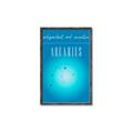 Picture of Aquarius Zodiac Print Art _GroupedProduct_Rectangle_Portrait_Canvas_Framed_