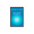 Picture of Aquarius Zodiac Print Art _GroupedProduct_Rectangle_Portrait_Canvas_Framed_