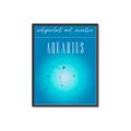 Picture of Aquarius Zodiac Print Art _GroupedProduct_Rectangle_Portrait_Canvas_Framed_