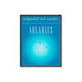 Picture of Aquarius Zodiac Print Art _GroupedProduct_Rectangle_Portrait_Canvas_Framed_