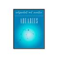 Picture of Aquarius Zodiac Print Art _GroupedProduct_Rectangle_Portrait_Canvas_Framed_