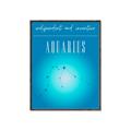 Picture of Aquarius Zodiac Print Art _GroupedProduct_Rectangle_Portrait_Canvas_Framed_