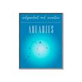 Picture of Aquarius Zodiac Print Art _GroupedProduct_Rectangle_Portrait_Canvas_Framed_