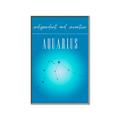 Picture of Aquarius Zodiac Print Art _GroupedProduct_Rectangle_Portrait_Canvas_Framed_