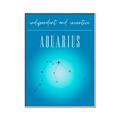 Picture of Aquarius Zodiac Print Art _GroupedProduct_Rectangle_Portrait_Canvas_Framed_