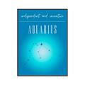 Picture of Aquarius Zodiac Print Art _GroupedProduct_Rectangle_Portrait_Canvas_Framed_