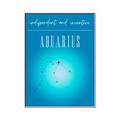 Picture of Aquarius Zodiac Print Art _GroupedProduct_Rectangle_Portrait_Canvas_Framed_