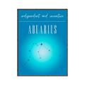 Picture of Aquarius Zodiac Print Art _GroupedProduct_Rectangle_Portrait_Canvas_Framed_
