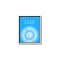 Picture of Cancer Zodiac Print Art _GroupedProduct_Rectangle_Portrait_Canvas_Framed_