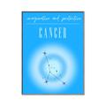 Picture of Cancer Zodiac Print Art _GroupedProduct_Rectangle_Portrait_Canvas_Framed_