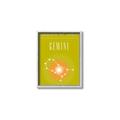 Picture of Gemini Zodiac Print Art _GroupedProduct_Rectangle_Portrait_Canvas_Framed_