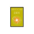 Picture of Gemini Zodiac Print Art _GroupedProduct_Rectangle_Portrait_Canvas_Framed_