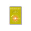 Picture of Gemini Zodiac Print Art _GroupedProduct_Rectangle_Portrait_Canvas_Framed_